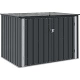  Kutija za spremanje u vrtu Crna 151 5 x 107 x 100 cm Čelik | shoptok.hr