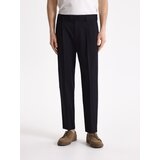 Reserved MEN`S TROUSERS - crno Cijene