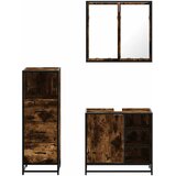  3-dijelni set kupaonskog namještaja boja hrasta drveni | shoptok.hr