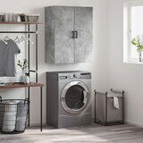 The Living Store Stenska omarica betonsko siva 69,5x34x90 cm - Stenska Omarica, (21431115) | Shoptok.si