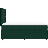 Box spring krevet s madracem tamnozeleni 90x200 cm baršunasti | shoptok.hr
