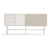 Teulat Bež/krem niska komoda s kliznim vratima 180x91 cm Nube – | shoptok.hr