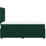 Box spring krevet s madracem tamnozeleni 120x200 cm baršunasti | shoptok.hr