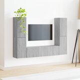  Set TV komoda 6 pcs Siva Sonoma Konstruirano drvo | shoptok.hr
