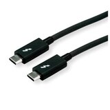 Roline Thunderbolt 3 Cable 20GBit/s 5A M/M crna 2 m ( 5578 ) Cene