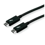Thunderbolt™ kabel Thunderbolt™ 3 USB-C® vtič\, USB-C® vtič 2.00 m črna 41557, (20415726)
