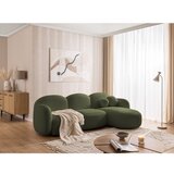 Ropez Zelena kutna garnitura od bouclé tkanine (s desnim kutom/s ležaljkom) Orbit – | shoptok.hr