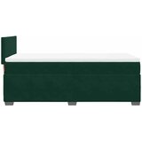 Box spring krevet s madracem tamnozeleni 90x200 cm baršunasti | shoptok.hr