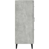  Komoda siva boja betona 69 5 x 34 x 90 cm od konstruiranog drva | shoptok.hr