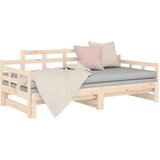  Izvlečna dnevna postelja trdna borovina 2x(80x200) cm, (20644255) | Shoptok.si
