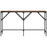  Konzolni stol boja hrasta 140x29x75 cm od konstruiranog drva | shoptok.hr