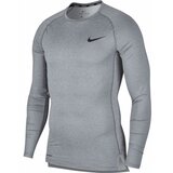 Nike Pro Long-Sleeve Compression Top, Smoke Grey/Black, (20490682) | Shoptok.si