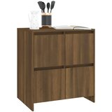  Komode 2 kom smeđa boja hrasta 70x41x75 cm konstruirano drvo | shoptok.hr