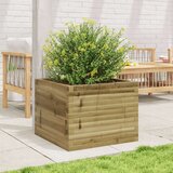  Vrtno cvetlično korito 60x60x45,5 cm impregnirana borovina | Shoptok.si