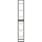 vidaXL Visoka omara bela 40x30x210 cm trdna borovina | Shoptok.si