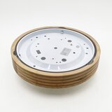 Brilagi LED plafonsko svetlo CARVALHO MODERN SLIM 1xE27/60W/230V Ø 27,5 cm hrast | Eponuda.com