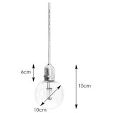 Markslöjd 107989 - LED spoljašnje viseće svetlo GARDEN24 LED/2,86W/24V IP44 crna/prozirna | Eponuda.com