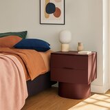 Teulat Bordo rdeča nočna omarica Totem – | Shoptok.si