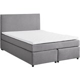 Bessagi Home Postelja Boxspring Florinda, Siva, Z Nadvložkom, 140x200 | Shoptok.si