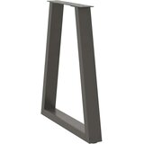  Noge za blagovaonski stol V-oblika 2 kom antracit 60 x (72-73,3) cm čelik | shoptok.hr
