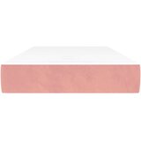 vidaXL Vzmetnica z žepkasto vzmetjo roza 100x210x20 cm žamet | Shoptok.si