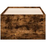 vidaXL Dnevni krevet s ladicama boja dimljenog hrasta 90x200 cm drveni | shoptok.hr