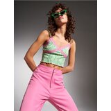 Sinsay - Crop top u stilu negližea | shoptok.hr