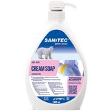 SANITEC MILO ZA ROKE TEKOČE, S POTISNO DOZIRKO 1 L | Shoptok.si