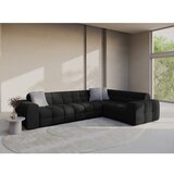Micadoni Crna kutna garnitura (s desnim kutom/u obliku slova L) Kendal – | shoptok.hr