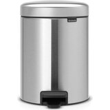 Brabantia Koš za odpadke s pedalom Newicon, 5L s plastičnim vložkom - mat jeklo | Shoptok.si