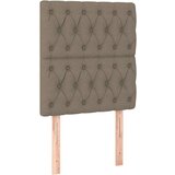  Krevet s oprugama i madracem smeđesivi 80x200 cm od tkanine | shoptok.hr