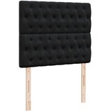 vidaXL Otomanski posteljni okvir z vzmetnicami črn 120x190cm žamet | Shoptok.si