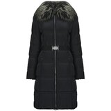 Guess NEW MARISOL LONG BELTED JACKET Crna | shoptok.hr