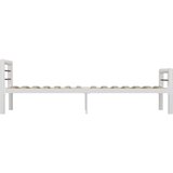  Za krevet bijelo-crni metalni 100 x 200 cm | shoptok.hr