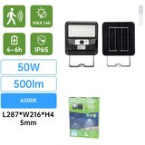 Aigostar LED Solarna ulična lampa sa senzorom LED/50W/3,2V 1000mAh 6500K + daljinski upravljač | Eponuda.com