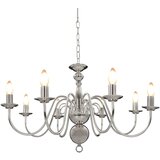  Luster srebrni 8 x žarulja E14 | shoptok.hr