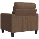  Fotelja smeđa 60 cm od tkanine | Shoptok.si