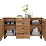 Landscape KOMODA, črna, barve hrasta | Shoptok.si