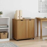  Mobilni ormar s kotačem Medeno smeđa 100 x 39 x 65 5 cm - boja meda | shoptok.hr