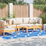 vidaXL zunanja odeja ARAKIL Modra Poliester 300 x 400 cm | Shoptok.si