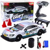 Lean_Toys Dirkalni avtomobilček za driftanje na daljinsko upravljanje, srebrn, 30 km/h 1:16 | Shoptok.si