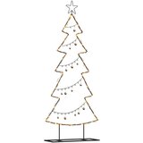 vidaXL Kovinsko božično drevesce z stojalom Črna 150 cm Jeklo | Shoptok.si