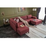 Atelier Del Sofa ugaona garnitura efsun claret red