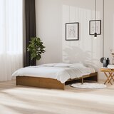 vidaXL Posteljni okvir medeno rjav iz trdnega lesa 150x200 cm 5FT Cene