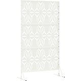Metalni panel ograde Bijela Metal Velik Dekorativni umetci | shoptok.hr