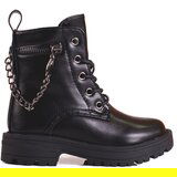 Shelvt Black girls' ankle boots with chain | Eponuda.ba