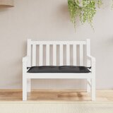  Jastuk za vrtnu klupu crni 110 x 50 x 7 cm od tkanine Oxford | shoptok.hr