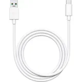 USB-A v USB-C kabel 65W bele barve dolžine 1m DL129