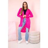 Kesi Sweater with geometric pattern pink neon | Shoptok.si