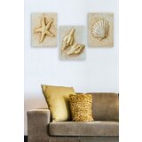 Wallity MDF0097 multicolor decorative mdf painting (3 pieces) | ePonuda.com